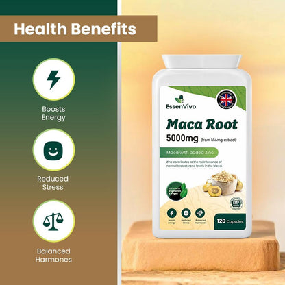 Maca Root 5000mg with Zinc