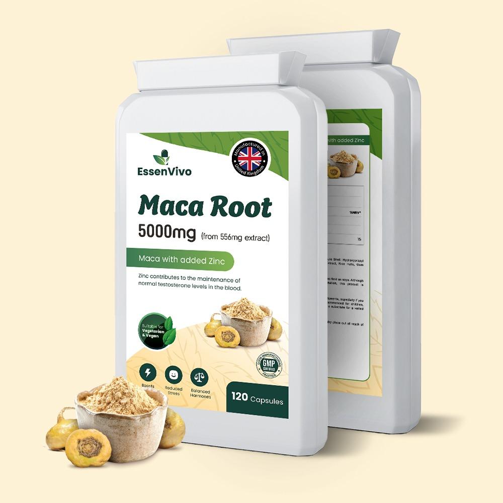 Maca Root 5000mg with Zinc